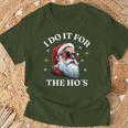 I Do It For The Ho's Santa T-Shirt Geschenke für alte Männer