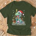 Merry Christmas Family Children's DinosaurRex Christmas T-Shirt Geschenke für alte Männer