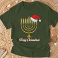 Merry Christmas Jewish Christmas Hanukkah Holiday T-Shirt Geschenke für alte Männer