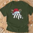 Santa Claus Hat Mr Partner Outfit For Christmas T-Shirt Geschenke für alte Männer