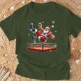 Santa Wrestling Christmas Wrestler Matching Sport Lover T-Shirt Geschenke für alte Männer