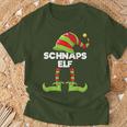 Schnapps Elf Outfit Christmas Family Elf Christmas T-Shirt Geschenke für alte Männer