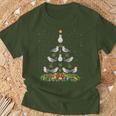 Seagull Bird Christmas Tree Santa Hat Seagull Christmas T-Shirt Geschenke für alte Männer