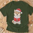 Shiba Inu Santa Claus Christmas T-Shirt Geschenke für alte Männer