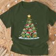 Turtle Christmas Tree Shelly Holiday T-Shirt Geschenke für alte Männer