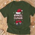 Uncle Claus Christmas Family Partner Look Santa Claus T-Shirt Geschenke für alte Männer