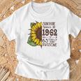 1962 Sunflower Sunshine 2025 T-Shirt Gifts for Old Men
