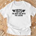 1975 The Man The Myth The Legend Camiseta unisex Regalos para ancianos