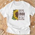 1988 Sunflower Sunshine 2025 T-Shirt Gifts for Old Men