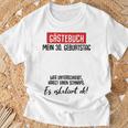 30Th Birthday Party Guest Book Man Woman Decoration T-Shirt Geschenke für alte Männer