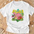 Aloha Hawaii Hawaii-Flamingo Children Nager Girls Toddler Blue T-Shirt Geschenke für alte Männer