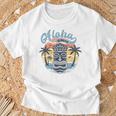 Aloha Hawaii Retro Sunset Tiki Hawaii Beachintage T-Shirt Geschenke für alte Männer