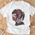 Anime Manga Gráfico Ojos Rojos Arte Anime Camiseta unisex Regalos para ancianos
