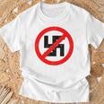 Anti-Nazi Anti-Facist Anti-Dictators Anti-Evil T-Shirt Gifts for Old Men