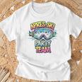 Apres Ski Party Team Lustges Hütten Party Urlaubs Outfit T-Shirt Geschenke für alte Männer