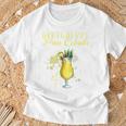 Blood Group Pina Colada Bartender T-Shirt Geschenke für alte Männer