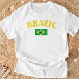 Brazil For Brazilian Boys And Girls With Brazilian Flag Day Green T-Shirt Geschenke für alte Männer