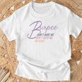 Burpee Don't Hurt Me Fitness Saying 90S Workout T-Shirt Geschenke für alte Männer