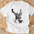 Chasseur Daim Cerf Motiv Chasse Chasseur T-Shirt Cadeaux pour les vieillards