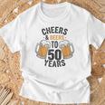Cheers And Beers To 50 Years T-Shirt Gifts for Old Men