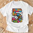 Children's 5Th Birthday With Building Blocks Idea T-Shirt Geschenke für alte Männer