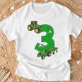 Children's Birthday 3 Years Tractor Tractor 3Rd Birthday T-Shirt Geschenke für alte Männer