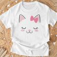 Children's Cat Face Cat Fancy Dress Costume Cat T-Shirt Geschenke für alte Männer
