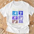 Children's Cool Boys Playing Handball Handball Player T-Shirt Geschenke für alte Männer