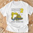 Children's Digger 2 Years Construction Site 2Nd Birthday Boys T-Shirt Geschenke für alte Männer