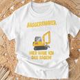 Children's Digger Driver Marlon Construction Site With Name Children's 80 T-Shirt Geschenke für alte Männer