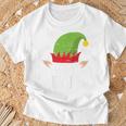 Children's Father Mother Baby Elf Family Outfit Christmas T-Shirt Geschenke für alte Männer