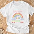 Children's Rainbow Ich Werde Große Schwester 2025 T-Shirt Geschenke für alte Männer