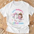 Children's Unicorn Girls Nursery Child 2025 Pink T-Shirt Geschenke für alte Männer