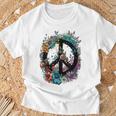 Cravate De Costume Hippie Avec Symbole De La Paix Des Années 60 Et 70 T-Shirt Cadeaux pour les vieillards