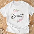 Damen Braut Bride Junggesellenabschied Dezent Herz Jga Bride To Be T-Shirt Geschenke für alte Männer