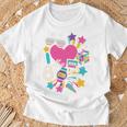 De Los Años 80 Baby 90S Made Me Love The 80S Retro Hombres Es Manga Larga Camiseta unisex Regalos para ancianos