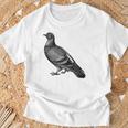 Editionintage English Pigeon Gray T-Shirt Geschenke für alte Männer