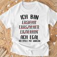 Educator With Slogan T-Shirt Geschenke für alte Männer