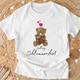 Favourite Teddy Bear Sleep With Heart Pyjamas Teddy T-Shirt Geschenke für alte Männer