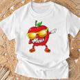 Fruit Apples Compote De Pommes Fan De Gâteau Aux Pommes Dab T-Shirt Cadeaux pour les vieillards