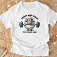 Sheep Motivation Motivational Saying Fun Humour Gray T-Shirt Geschenke für alte Männer