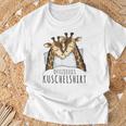 Giraffe Official Cuddly T-Shirt Geschenke für alte Männer