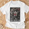 Goddess Snake Greek Mythology Backprint Medusa T-Shirt Geschenke für alte Männer