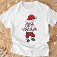 Grandpa Claus Christmas Family Partner Look Santa Claus Long-Sleeved T-Shirt Geschenke für alte Männer