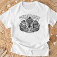 Gympanse Gym Mono Chimpancé Fitness Coach Gym Parte Trasera Camiseta unisex Regalos para ancianos