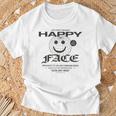 Happy Face Globe T-Shirt Geschenke für alte Männer