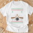 Happy Hockeydays Ice Hockey Fan Ugly Christmas Sweater T-Shirt Geschenke für alte Männer