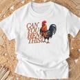 Can You Hendl This Rooster Chicken Giggal Gockel Chicken Farm T-Shirt Geschenke für alte Männer