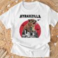 Hyraxzilla Rock Hyrax Lover Awawa Angry Marmot Gray T-Shirt Geschenke für alte Männer