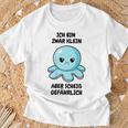 Ich Bin Zwar Klein Aber Scheiß Gefährlich Oktopus T-Shirt Geschenke für alte Männer